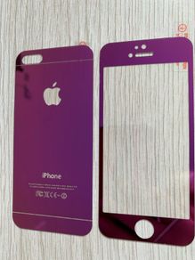 iPhone 5/5s glass protective mirror effect for both sides