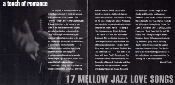 A Touch Of Romance - 17 Mellow Jazz Love Songs