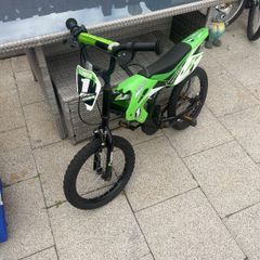 Kids green bmx