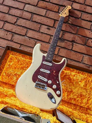 Fender Custom Shop 1960 Stratocaster Vintage White Relic (Delivery available)