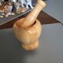 pestle and mortar wooden Image 2