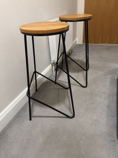 Two bar stools