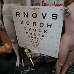 Vintage Eye Chart