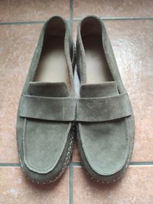 Zara Men's Suede Espadrille Loafers  Size EU 44 UK 10