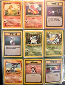 Vintage Pokemon Cards WOTC Base Set Jungle Lot Charmander Charmeleon 1999