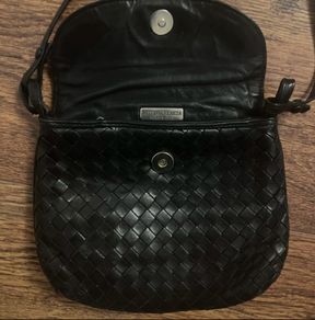 Bottega Veneta cross body bag black