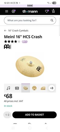 meinl crash