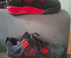 Nike Jordan/Colour: Black/Red..Size: 8.5 UK..43 EU