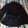 NEXT.. Ladies Navy Print Batwing Coat (size 10) Image 9