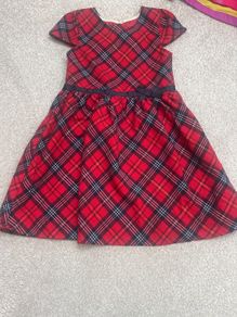 Girls tartan dress
