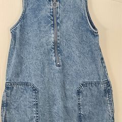 Denim pinafore dress 9-10 years