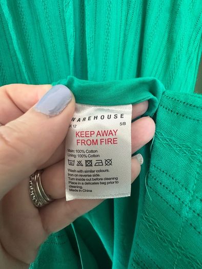 Warehouse dress - sz 12