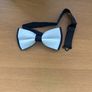 White with black bow tie Image 2