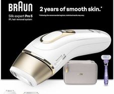 Braun IPL Silk Expert Pro 5 At Home Laser Hair Removal 3 Attachment Heads PL5351