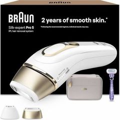 Braun IPL Silk Expert Pro 5 At Home Laser Hair Removal 3 Attachment Heads PL5351