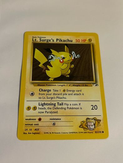 Lot of 9 Vintage Pokemon Cards - Great Condition