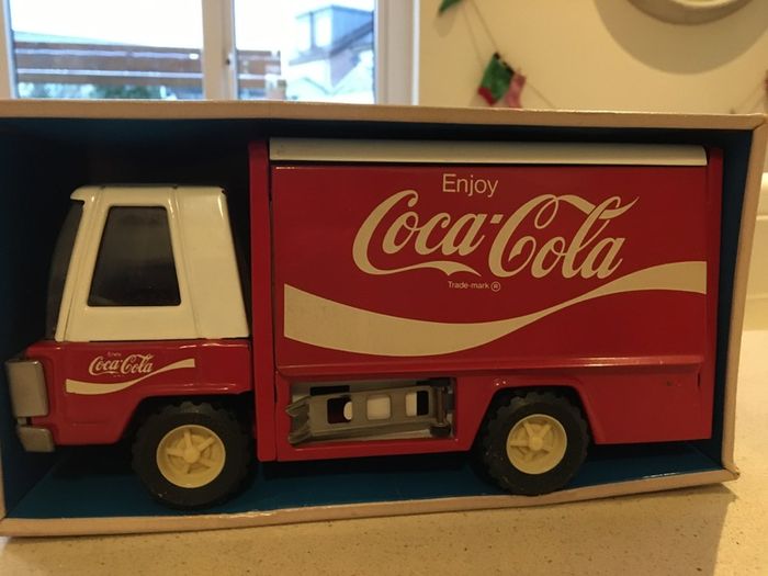 Coca Cola 1970 Buddy L Steel Truck Rare MINT with original box