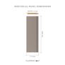 12mm MDF Wood Wall Panel Safari Grey 280x11.5cm Image 4