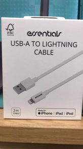 USB A Lightning Cable 2 Meter