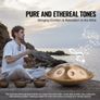 Handpan Drum 55.9 cm 12 Notes D Minor Hand Drum Instrument with Mallet Image 4