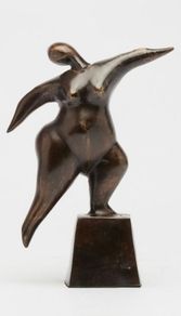 Off-Balance Lady - Bronze