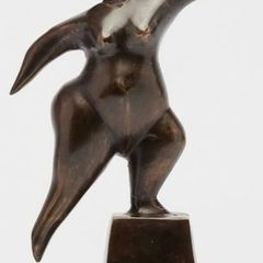 Off-Balance Lady - Bronze