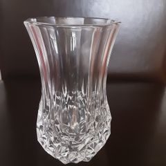 Cyrstal Vase/5" Thick Cut Crystal Vase/Final Price Drop to Clear