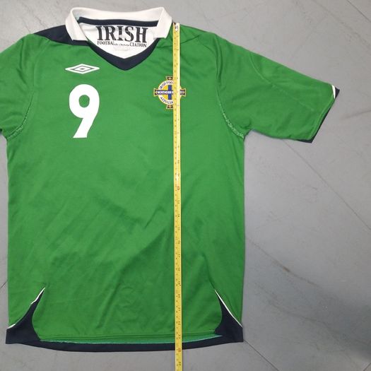 FREE POST Player Issue (LB) Northern Ireland 2006 Jersey Shirt Umbro Vintage Retro Soccer Football Irish Green Norn iron Youths Kids Boys Girls