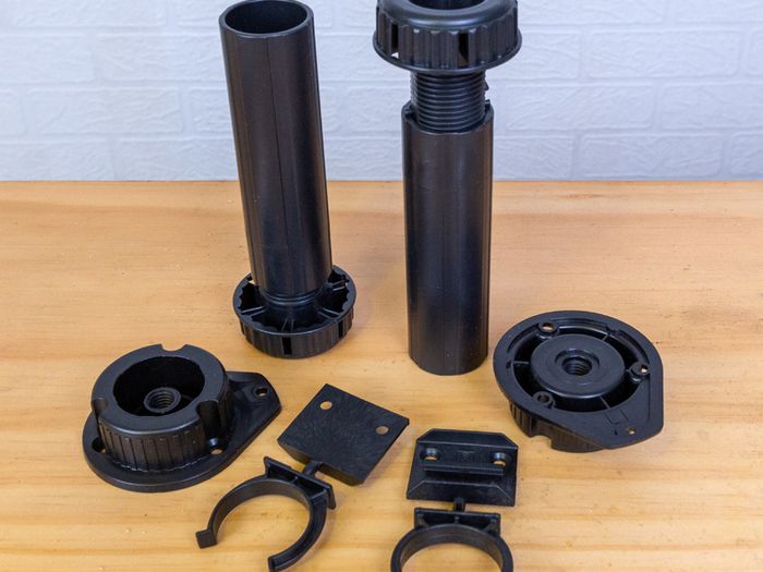 Kitchen Plinth Feet (Black) 150mm high - 40 Pack
