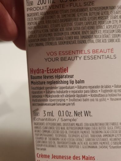 FREE Tote Bag or make up bag - Clarins Body Hydration Essentials- Brand New Boxed 3 piece Set