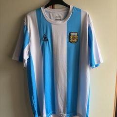 Argentina AFA Retro Football Shirt Blue White