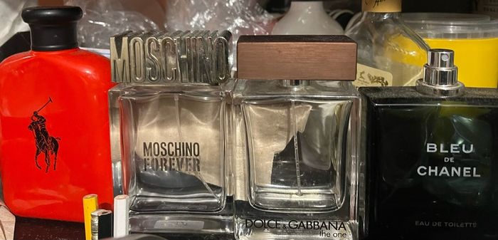 Polo moschino dolce gabbana chanel hugo boss perfume The bottles are empty and intended for collectors