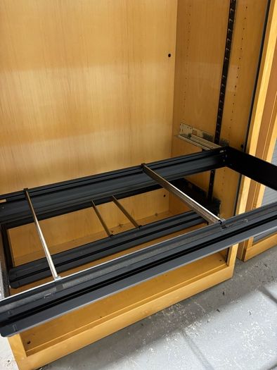camper van conversion shelving