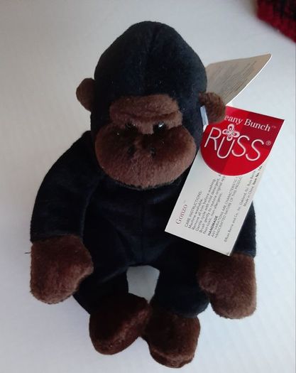 new Gonzo Gorilla Russ soft toy with tag