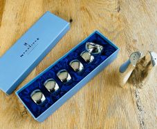 Newbridge Silverware Napkin Rings Set of 6 and Matching Salt & Pepper Set
