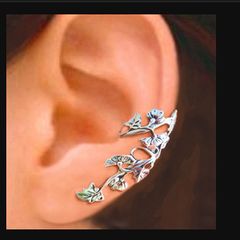 Silver Cuff Earrings - nice gift