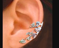 Silver Ear Cuff Earring / Charm
