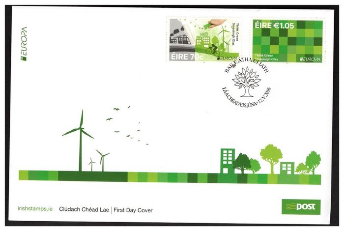 Collection 2016 Ireland Commemorative Stamps An Post First Day Cover (FDC). Collection of 12 covers.