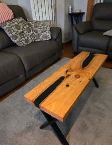 Bespoke Solid Wood & Epoxy Coffee Tables / Side Tables