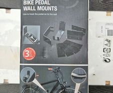 Crivit bike pedal wall mount, new