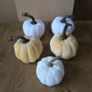 A set of 5 Halloween pumpkins mixed colors Image 2