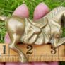 Vintage Brass Horses Image 6
