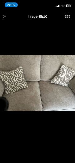 Sofa, brand new and bought for 1169