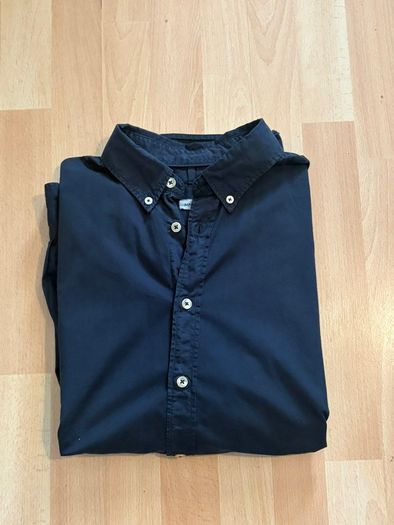 Navy Cotton Shirt
