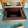 antique French cherrywood sewing table Image 4