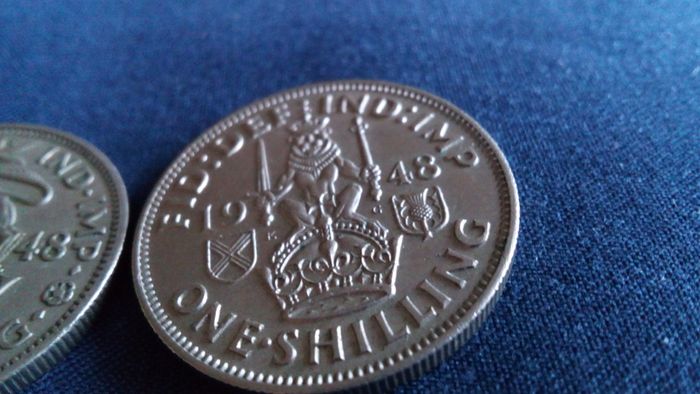 1948 Shillings. Scottish & English.