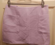 Lilac mini skirt size 18