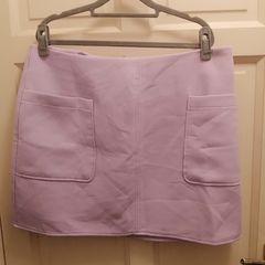 Lilac mini skirt size 18