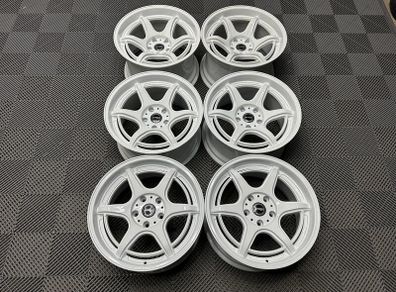 17 18" Inch Strom DSF45 Drift Wheels 5x114.3 Nissan silvia skyline R32 Chaser JZX lexus IS200