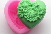 Soap Making Silicone Mold. Sunflower